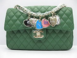 Best Replica Chanel Classic Shoulder Bags Lambskin 46514 Green Replica